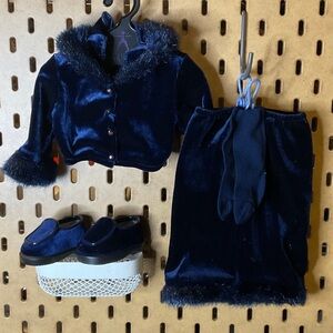 American girl doll outfit - Holiday 2000 - Twilight Outfit - blue